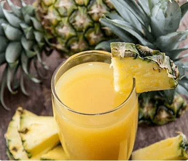 Dieta de bebida de piña